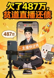 欠了487万,贫道直播还债